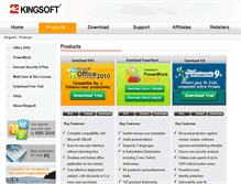 Tablet Screenshot of kingsoft.co